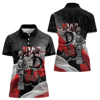Little Insurrectionist Warsaw Uprising Poland Women Polo Shirt Honoring 1944 Child Soldiers