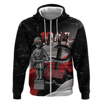 Little Insurrectionist Warsaw Uprising Poland Zip Hoodie Honoring 1944 Child Soldiers
