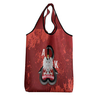 Home Army Poland Grocery Bag Armia Krajowa Kotwica Grunge Style