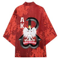 Home Army Poland Kimono Armia Krajowa Kotwica Grunge Style