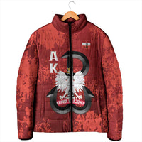 Home Army Poland Padded Jacket Armia Krajowa Kotwica Grunge Style