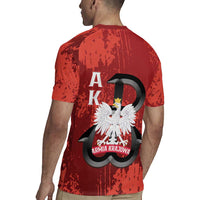Home Army Poland Rugby Jersey Armia Krajowa Kotwica Grunge Style