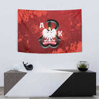Home Army Poland Tapestry Armia Krajowa Kotwica Grunge Style