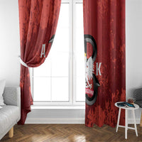 Home Army Poland Window Curtain Armia Krajowa Kotwica Grunge Style
