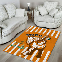 Custom Ivory Coast Football Area Rug Les Elephants 3rd Champions Proud - Wonder Print Shop