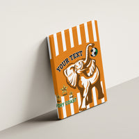 Custom Ivory Coast Football Canvas Wall Art Les Elephants 3rd Champions Proud - Wonder Print Shop