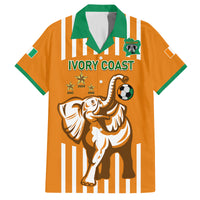 Custom Ivory Coast Football Family Matching Off Shoulder Maxi Dress and Hawaiian Shirt Les Elephants 3rd Champions Proud - Wonder Print Shop