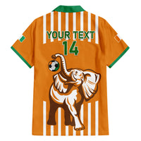 Custom Ivory Coast Football Family Matching Off Shoulder Short Dress and Hawaiian Shirt Les Elephants 3rd Champions Proud - Wonder Print Shop
