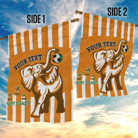 Custom Ivory Coast Football Garden Flag Les Elephants 3rd Champions Proud - Wonder Print Shop