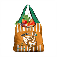 Custom Ivory Coast Football Grocery Bag Les Elephants 3rd Champions Proud