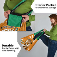 Custom Ivory Coast Football Grocery Bag Les Elephants 3rd Champions Proud