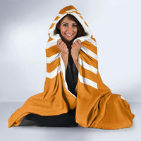 Custom Ivory Coast Football Hooded Blanket Les Elephants 3rd Champions Proud