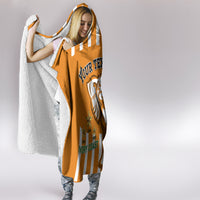 Custom Ivory Coast Football Hooded Blanket Les Elephants 3rd Champions Proud