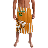 Custom Ivory Coast Football Lavalava Les Elephants 3rd Champions Proud - Wonder Print Shop