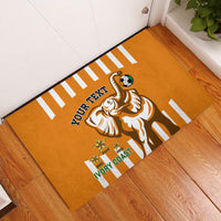 Custom Ivory Coast Football Rubber Doormat Les Elephants 3rd Champions Proud - Wonder Print Shop