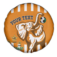 Custom Ivory Coast Football Spare Tire Cover Les Elephants 3rd Champions Proud - Wonder Print Shop