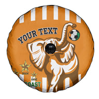 Custom Ivory Coast Football Spare Tire Cover Les Elephants 3rd Champions Proud - Wonder Print Shop