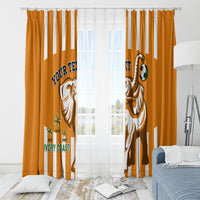 Custom Ivory Coast Football Window Curtain Les Elephants 3rd Champions Proud - Wonder Print Shop
