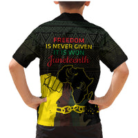 Juneteenth Freedom Day Family Matching Mermaid Dress and Hawaiian Shirt 1865 Black Independence African Pattern - Wonder Print Shop