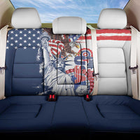 United States 4th Of July Back Car Seat Cover USA Eagle Statue Of Librerty
