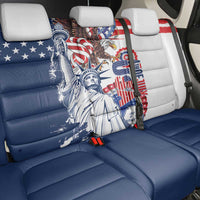 United States 4th Of July Back Car Seat Cover USA Eagle Statue Of Librerty