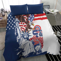 United States 4th Of July Bedding Set USA Eagle Statue Of Librerty