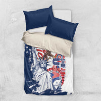 United States 4th Of July Bedding Set USA Eagle Statue Of Librerty