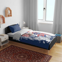 United States 4th Of July Bedding Set USA Eagle Statue Of Librerty