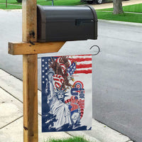 United States 4th Of July Garden Flag USA Eagle Statue Of Librerty