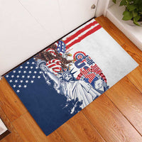 United States 4th Of July Rubber Doormat USA Eagle Statue Of Librerty