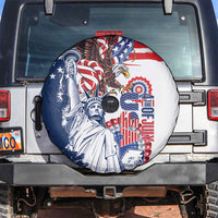 United States 4th Of July Spare Tire Cover USA Eagle Statue Of Librerty