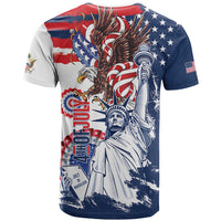 United States 4th Of July T Shirt USA Eagle Statue Of Librerty