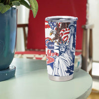 United States 4th Of July Tumbler Cup USA Eagle Statue Of Librerty