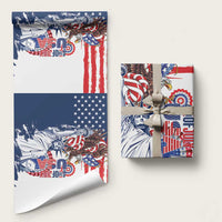 United States 4th Of July Wrapping Paper USA Eagle Statue Of Librerty - Wonder Print Shop