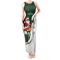 South Africa Christmas In July Tank Maxi Dress Geseende Kersfees Springbok Black Santa