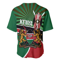 Athletics Kenya Baseball Jersey Maasai Shield Running Way - Wonder Print Shop