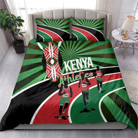 Athletics Kenya Bedding Set Maasai Shield Running Way - Wonder Print Shop