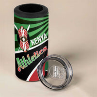 Athletics Kenya 4 in 1 Can Cooler Tumbler Maasai Shield Running Way - Wonder Print Shop