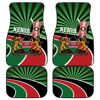 Athletics Kenya Car Mats Maasai Shield Running Way - Wonder Print Shop
