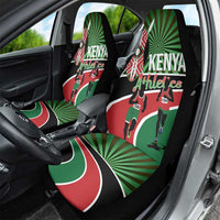 Athletics Kenya Car Seat Cover Maasai Shield Running Way - Wonder Print Shop
