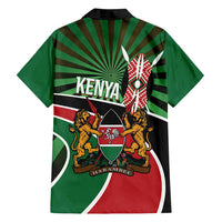 Athletics Kenya Family Matching Puletasi and Hawaiian Shirt Maasai Shield Running Way - Wonder Print Shop