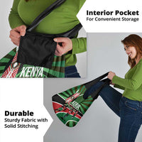 Athletics Kenya Grocery Bag Maasai Shield Running Way - Wonder Print Shop