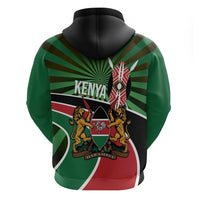Athletics Kenya Hoodie Maasai Shield Running Way - Wonder Print Shop