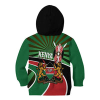 Athletics Kenya Kid Hoodie Maasai Shield Running Way - Wonder Print Shop