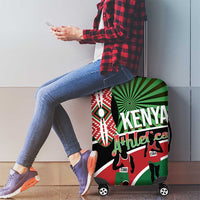 Athletics Kenya Luggage Cover Maasai Shield Running Way - Wonder Print Shop