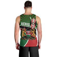 Athletics Kenya Men Tank Top Maasai Shield Running Way - Wonder Print Shop