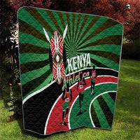 Athletics Kenya Quilt Maasai Shield Running Way - Wonder Print Shop
