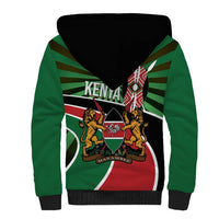 Athletics Kenya Sherpa Hoodie Maasai Shield Running Way - Wonder Print Shop