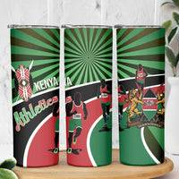 Athletics Kenya Skinny Tumbler Maasai Shield Running Way - Wonder Print Shop