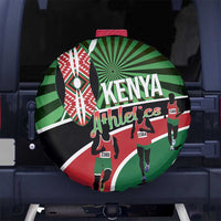 Athletics Kenya Spare Tire Cover Maasai Shield Running Way - Wonder Print Shop
